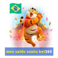 meu saldo sumiu bet365